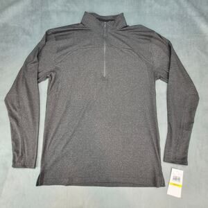 Spyder Men's Quarter-Zip Spyre Athleisure Pullover S17916 Black Frost Size M
